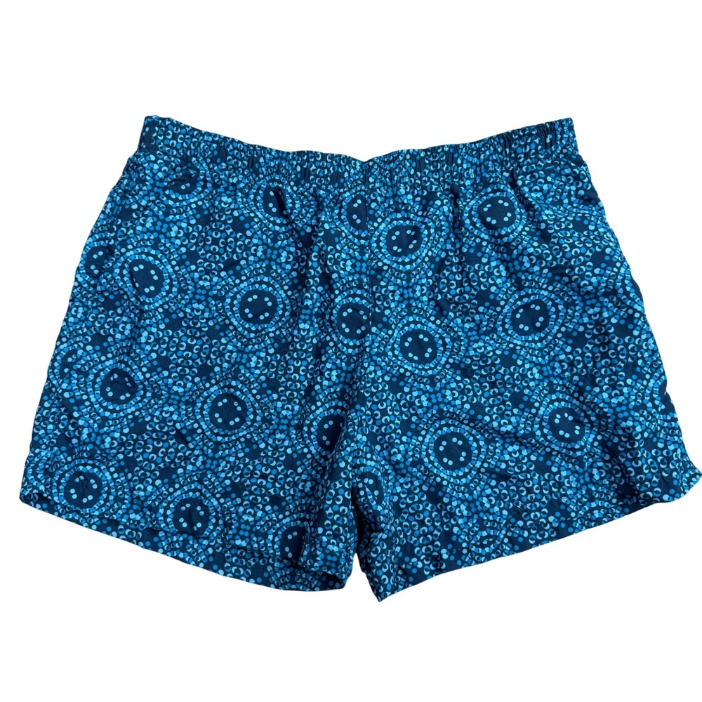 Columbia Patterned Active Shorts Mens Size M AL4575 Blue Outdoors Hiking Fishing